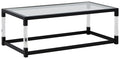 Nallynx - Metallic Gray - Rectangular Cocktail Table