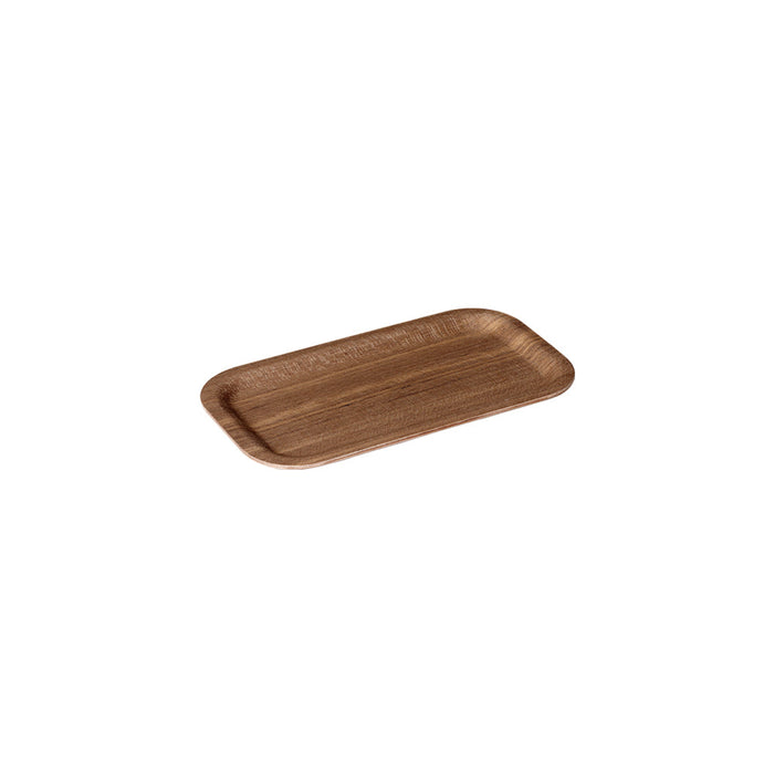 Photo of KINTO NONSLIP Tray 220x120mm ( Teak ) [ KINTO ] [ Serving Trays ]