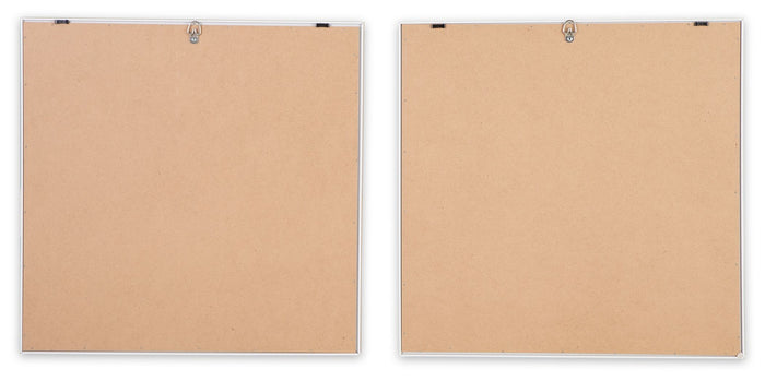 Olymiana - White / Black - Wall Art Set (Set of 2)