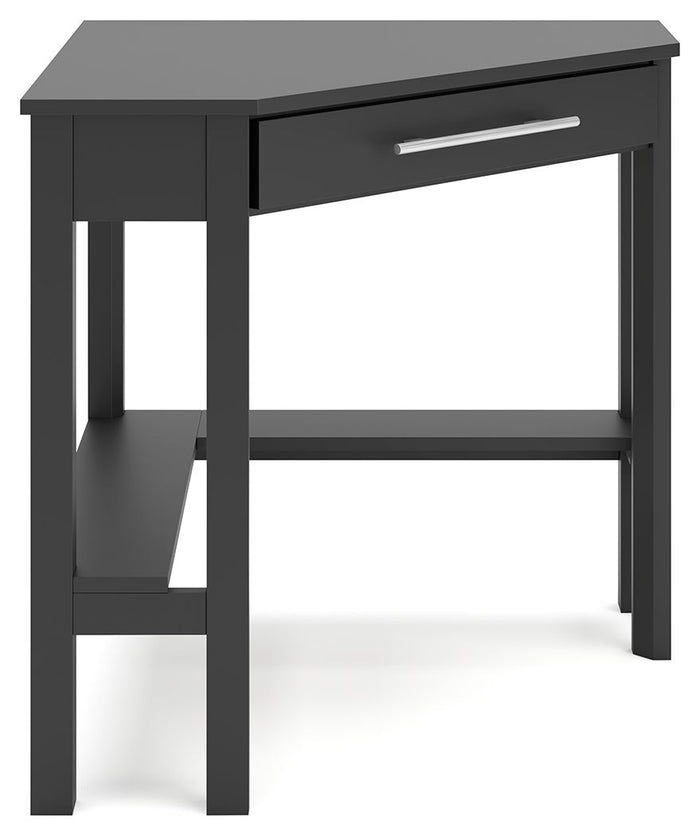 Otaska - Black - Home Office Corner Desk