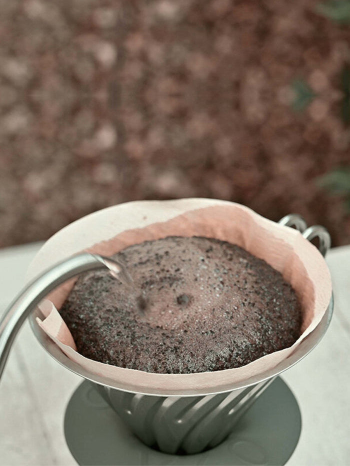Photo of HARIO Outdoor V60-02 Dripper (Metal) ( ) [ HARIO ] [ Pourover Brewers ]