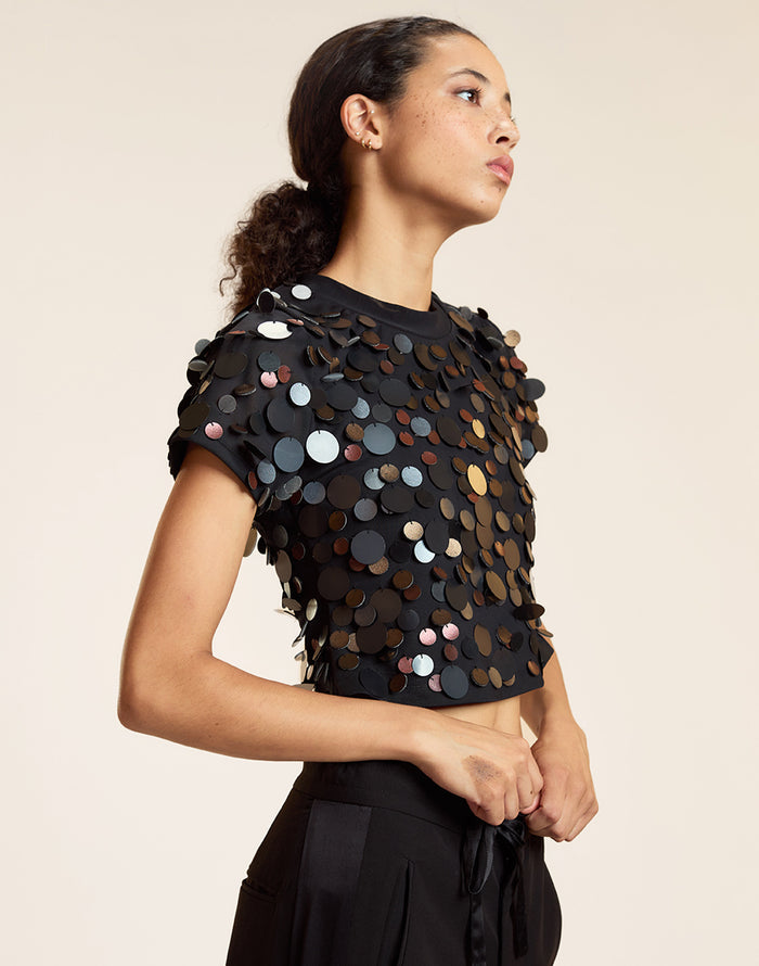 Paola Paillette Top