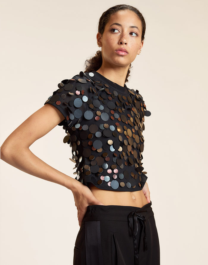 Paola Paillette Top