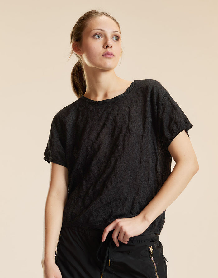 Parchment Knit Tee