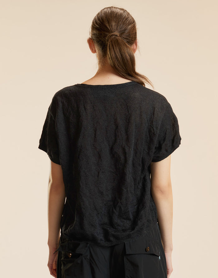 Parchment Knit Tee