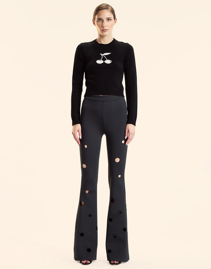 Peek-a-boo Flare Pants