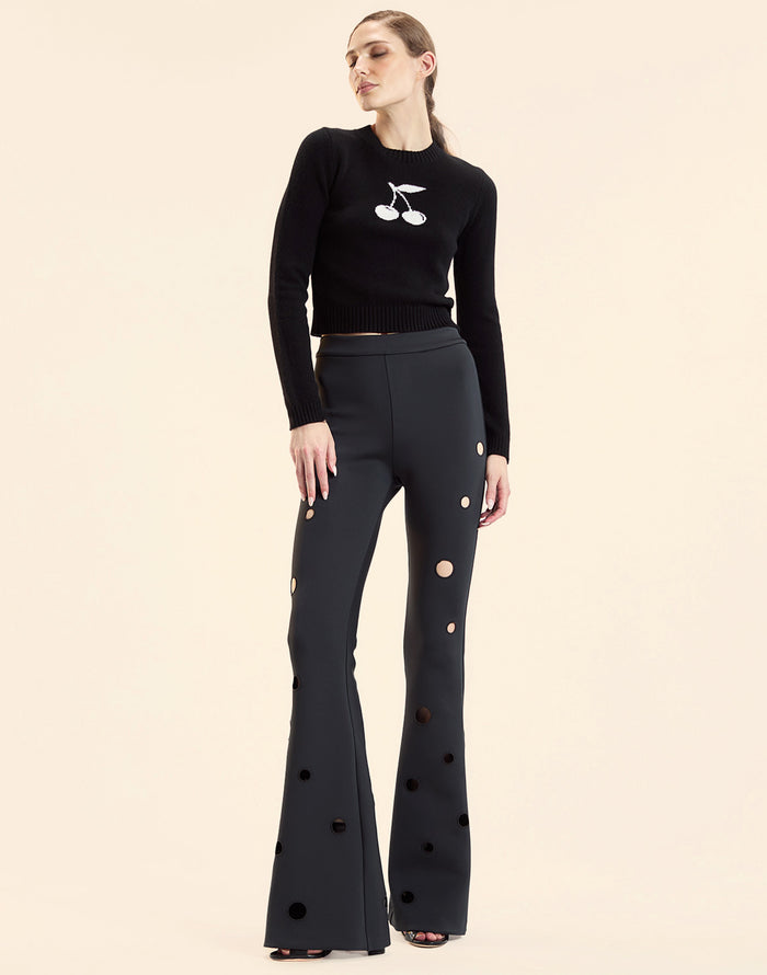 Peek-a-boo Flare Pants