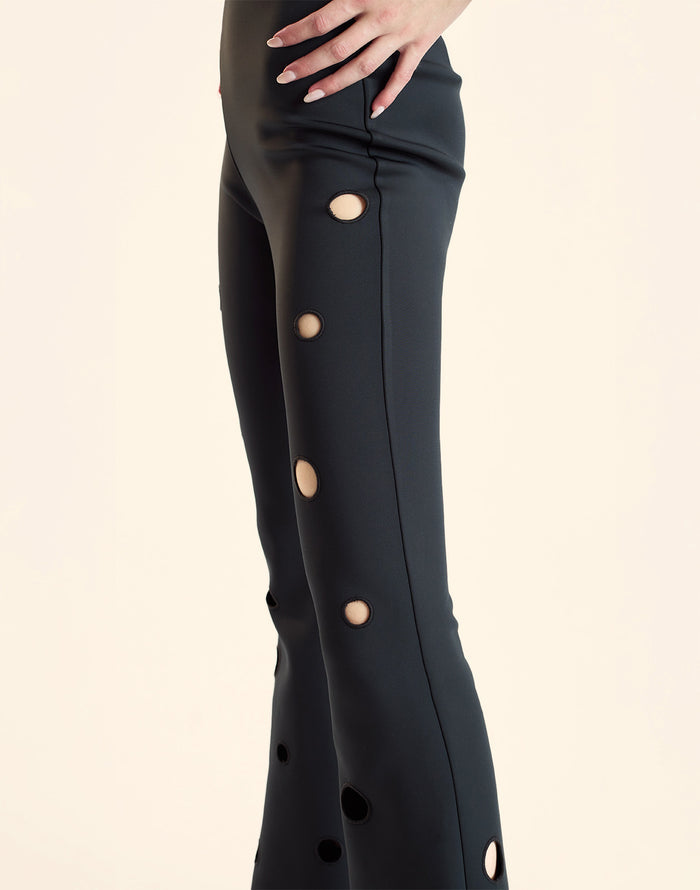 Peek-a-boo Flare Pants