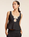 Petit Four Lace Trim Top