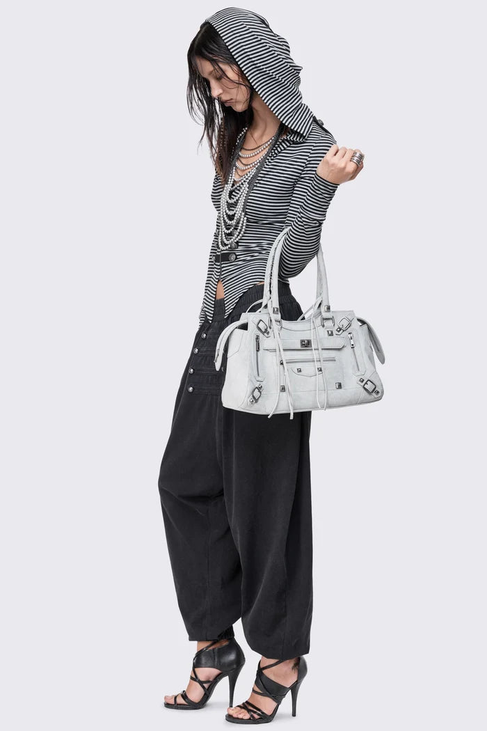 Pitch Grey Shoulder Bag