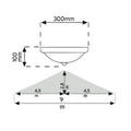 Plafonjera senzor 1024 2xE27 bela BB Link