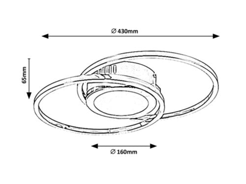 Plafonjera Sirius