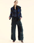 Cynthia Rowley Plaid Cargo Pants