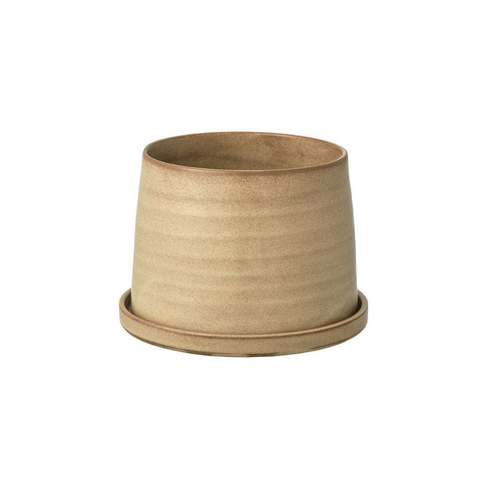Photo of KINTO PLANT POT 192 125mm ( Beige ) [ KINTO ] [ Plant Pots ]