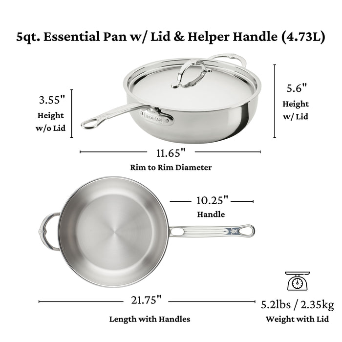 ProBond Luxe 5qt Covered Essential Pan