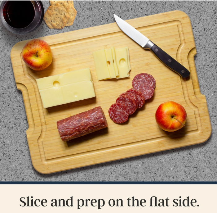 Rectangle Bamboo Covered Charcuterie Board