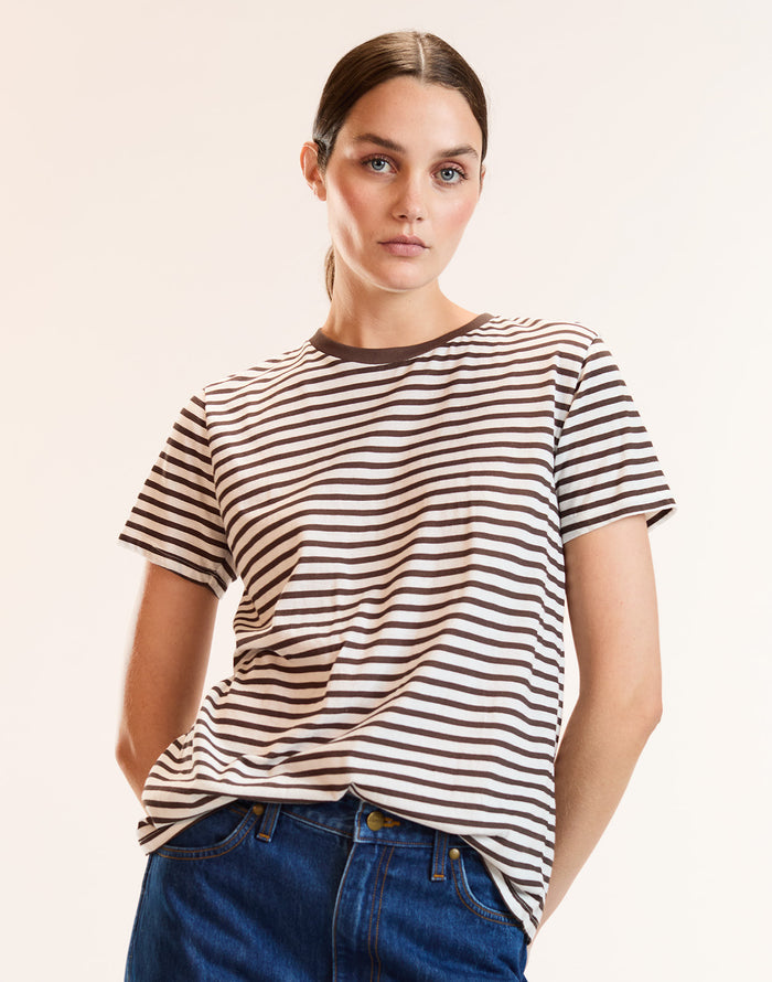 Relaxed Stripe Tee