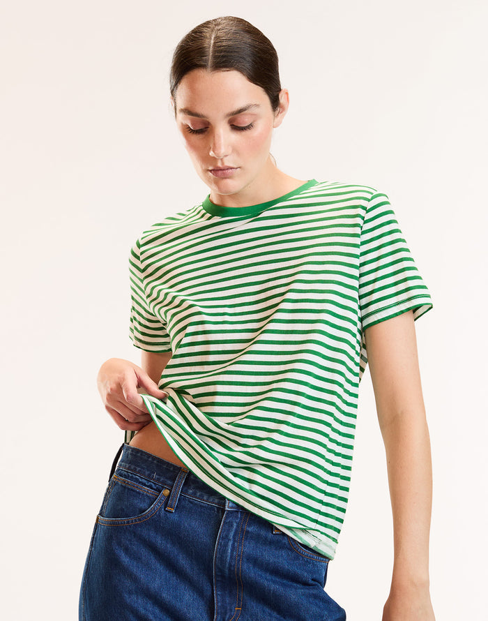 Relaxed Stripe Tee