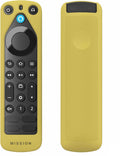 Remote Case for Amazon Alexa Voice Remote Pro ('22) - Yellow