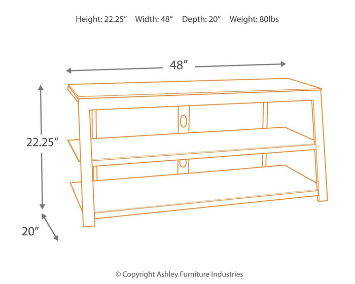 Rollynx - Black - TV Stand