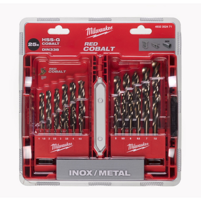 Set burgija za metal kobaltne 1-13mm HSS-CO 25kom 4932352471 Milwaukee