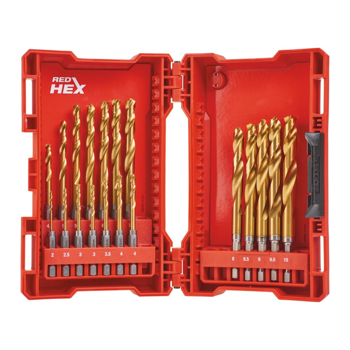 Set udarnih burgija za metal 2-10mm HEX 19kom 48894760 Milwaukee
