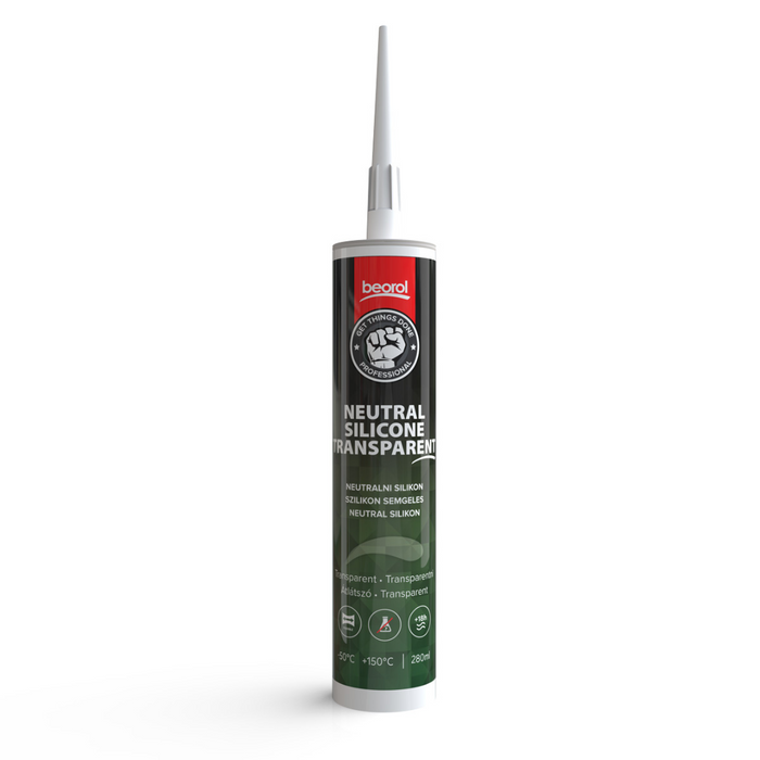 Silikon neutral 280ml, transparent BEOROL