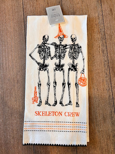 Skeleton Printed Dish Towel