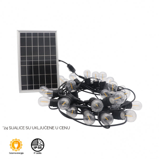 SOLARNA SVETILJKA B04 SET GRLA SA KABLOM