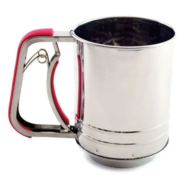 Stainless Steel 3 Cup Flour Sifter