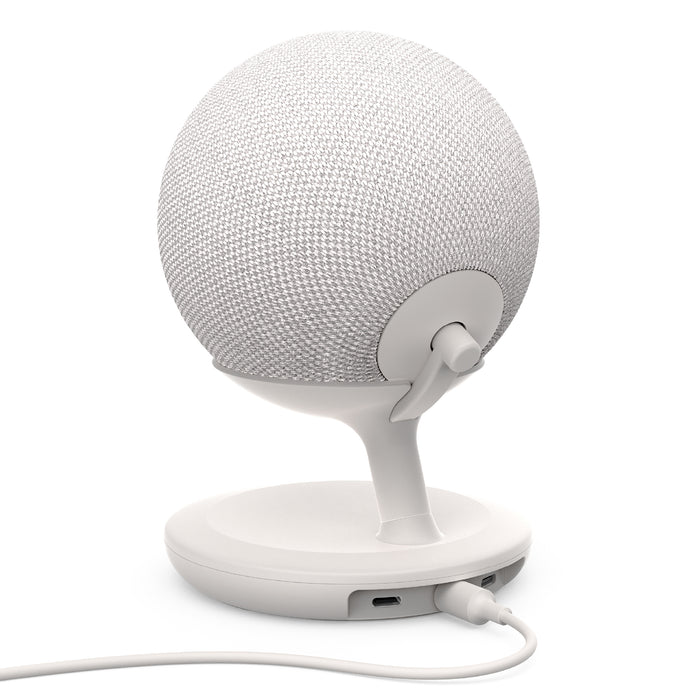 Stand with USB-C Charging Ports for Echo Dot Max - Glacier White