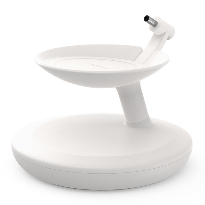 Stand with USB-C Charging Ports for Echo Dot Max - Glacier White