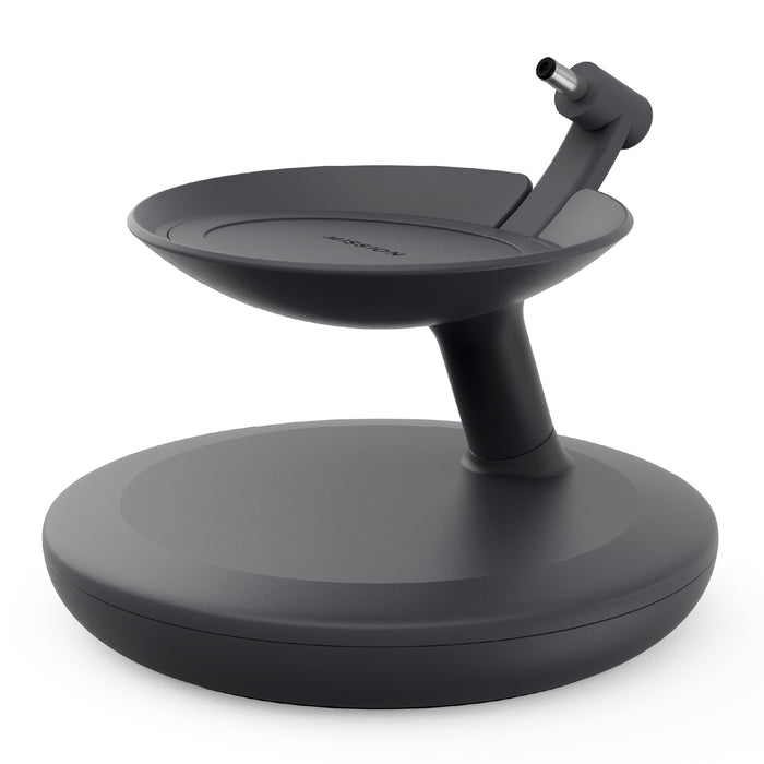Stand with USB-C Charging Ports for Echo Dot Max - Slate Gray