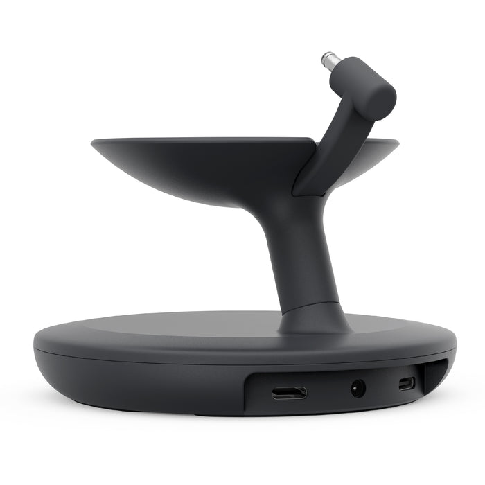 Stand with USB-C Charging Ports for Echo Dot Max - Slate Gray