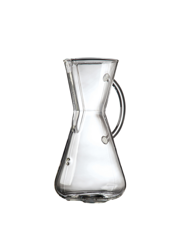 Photo of CHEMEX® Three Cup Glass Handle ( Default Title ) [ Chemex ] [ Pourover Brewers ]