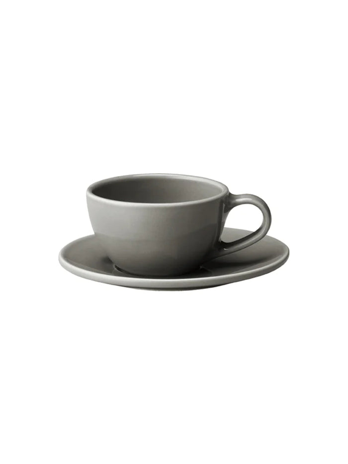 Photo of TOPO Cup & Saucer (200ml/6.8oz) ( Grey ) [ ] [ Coffee Cups ]