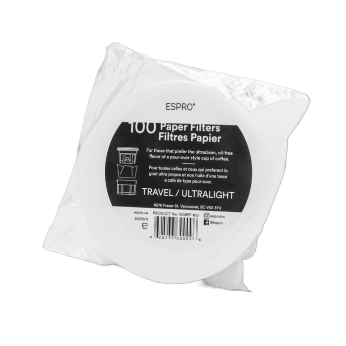 Photo of ESPRO Travel Press Paper Filters (100-Pack) ( Default Title ) [ Espro ] [ Paper Filters ]