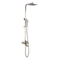 Tuš konzola sa baterijom - tuš crevom - tuš ručicom - INOX 489366 Slovarm