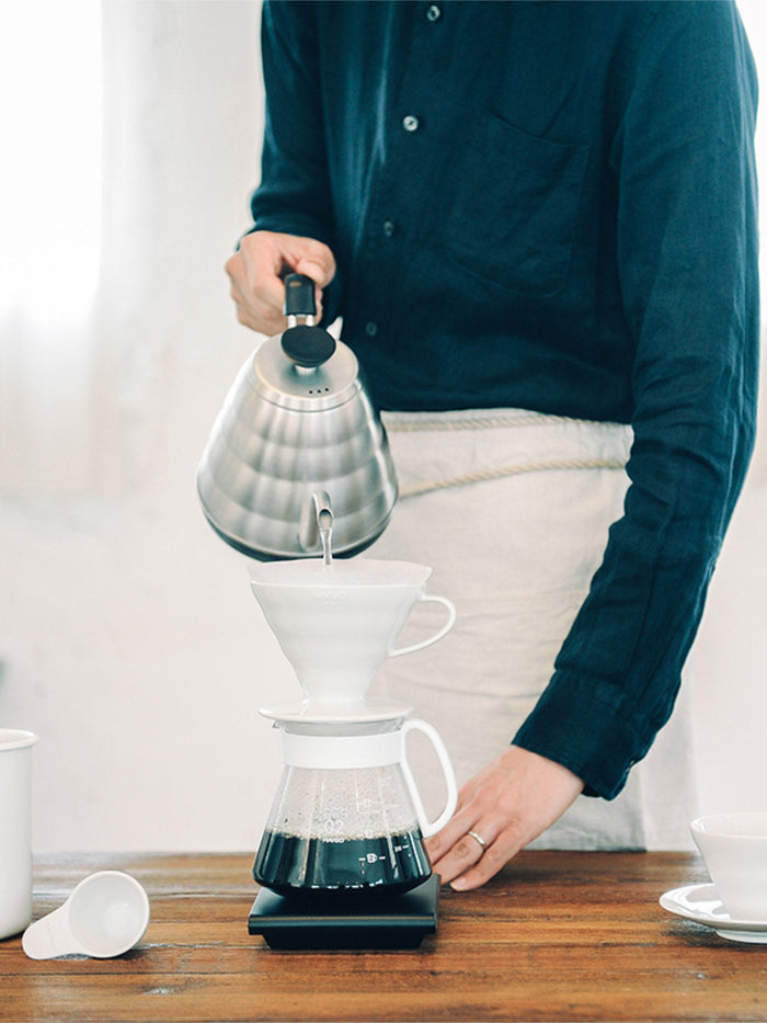 Photo of HARIO V60-02 Ceramic Dripper Set (White) ( ) [ HARIO ] [ Coffee Kits ]