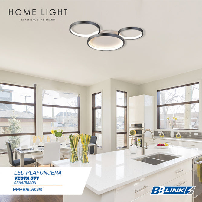 VESTA 371 PLAFONSKA SVETILJKA LED 40W 3000K BRAON BB Link