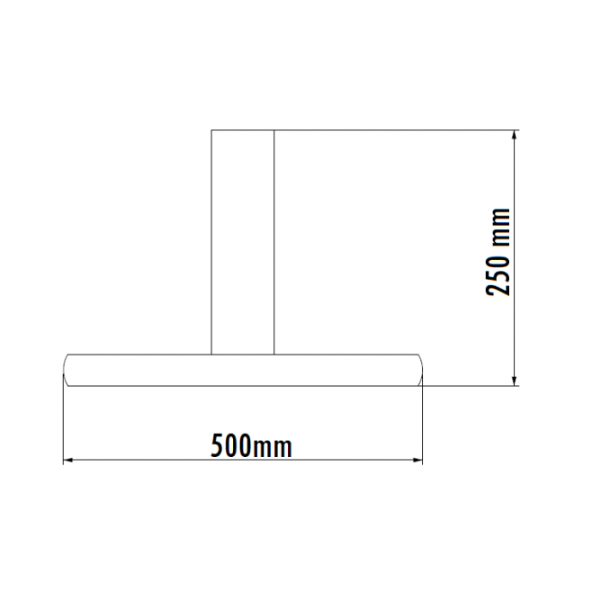 VESTA 619 PLAFONSKA SVETILJKA 55W 3000K SIVA/BRAON