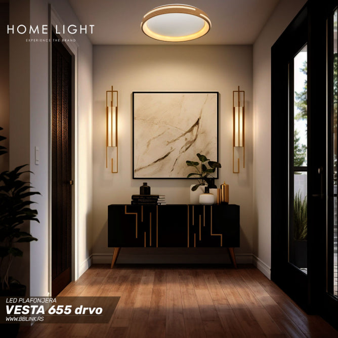 VESTA 655 PLAFONSKA SVETILJKA 48W 3000/4000/6000K DRVO BB Link
