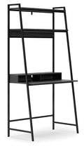 Yarlow - Black - Home Office Desk And Shelf