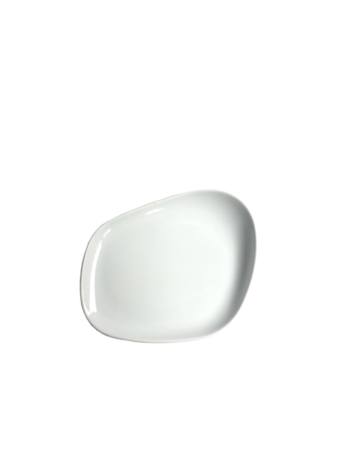 Photo of COOKPLAY Yayoi Flat Plate (23x20cm/9x8in) ( Glazed White ) [ Cookplay ] [ Plates ]