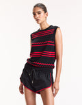 Black Ziggy Sweater Tank